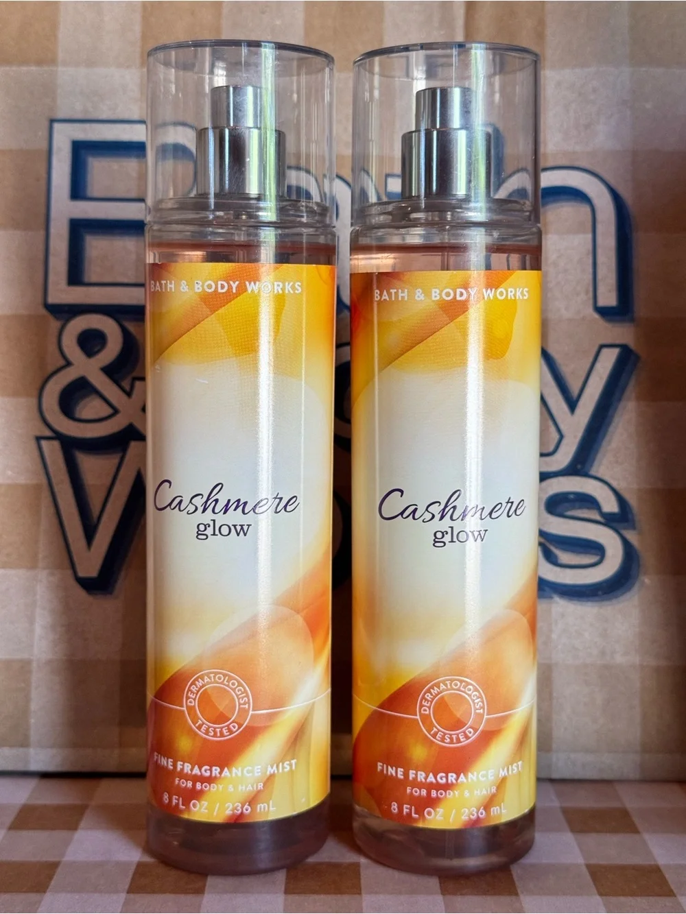NEW B&BW (2) Cashmere Glow Fragrance mist for body and hair